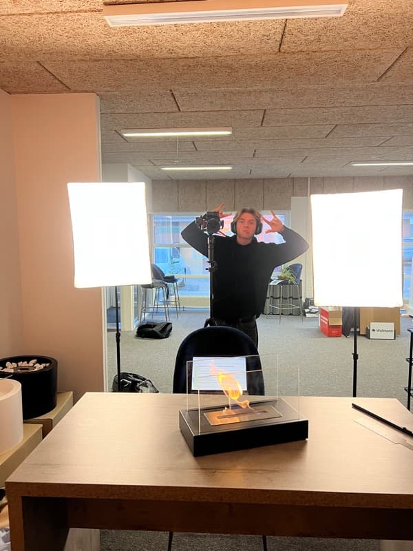 Bag kameraet hos ClicknContent